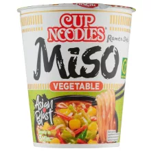 Nissin Cup Noodles supă instant de tăiței cu aromă Miso - 67 g