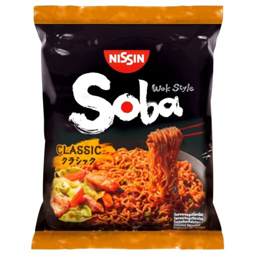 Nissin Soba instant tésztaétel klasszikus ízesítéssel - 109g