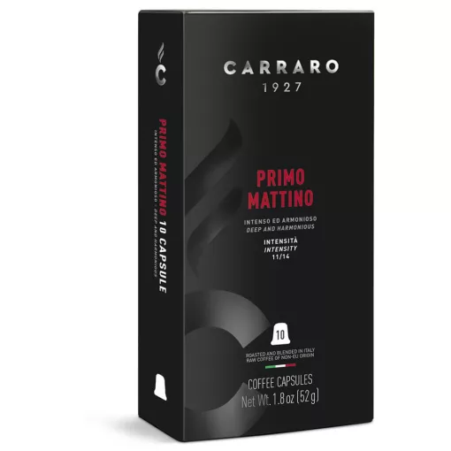 Carraro Primo Mattino Premium – 10 capsule compatibile Nespresso
