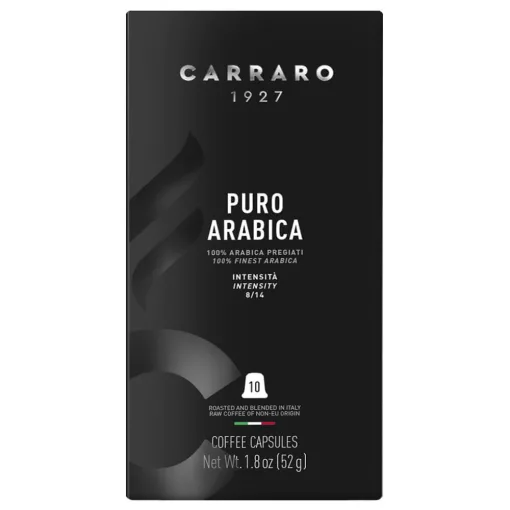 Carraro Puro Arabica Premium – 10 capsule compatibile Nespresso
