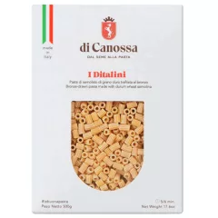   Ditalini di Canossa Bucatini, Paste ditalini din grâu dur 500 g