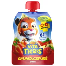 Sió Vitatigris piure de fructe cu căpșuni - 90 g