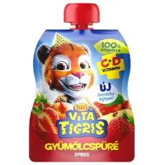 Sió Vitatigris piure de fructe cu căpșuni - 90 g