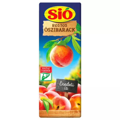 Sió suc de piersici cu pulpă - 1 litru