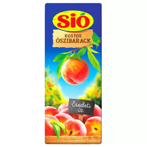 Sió suc natural de piersici cu pulpă - 0,2 litri