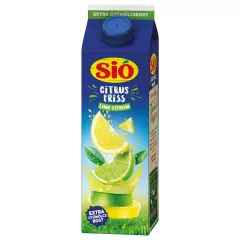 Sio suc natural de lime-lămâie cu pulpă - 1 litru
