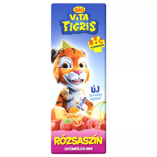 Sió Vitatigris suc de fructe roz - 0,2 litri