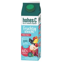 HohesC Fruit & Leicht Piros Multivitamin 60% - 1 liter