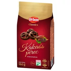   Urban Classics, covrigi cu cacao cu aromă de vanilie, acoperiți cu glazură de ciocolată, 160g  